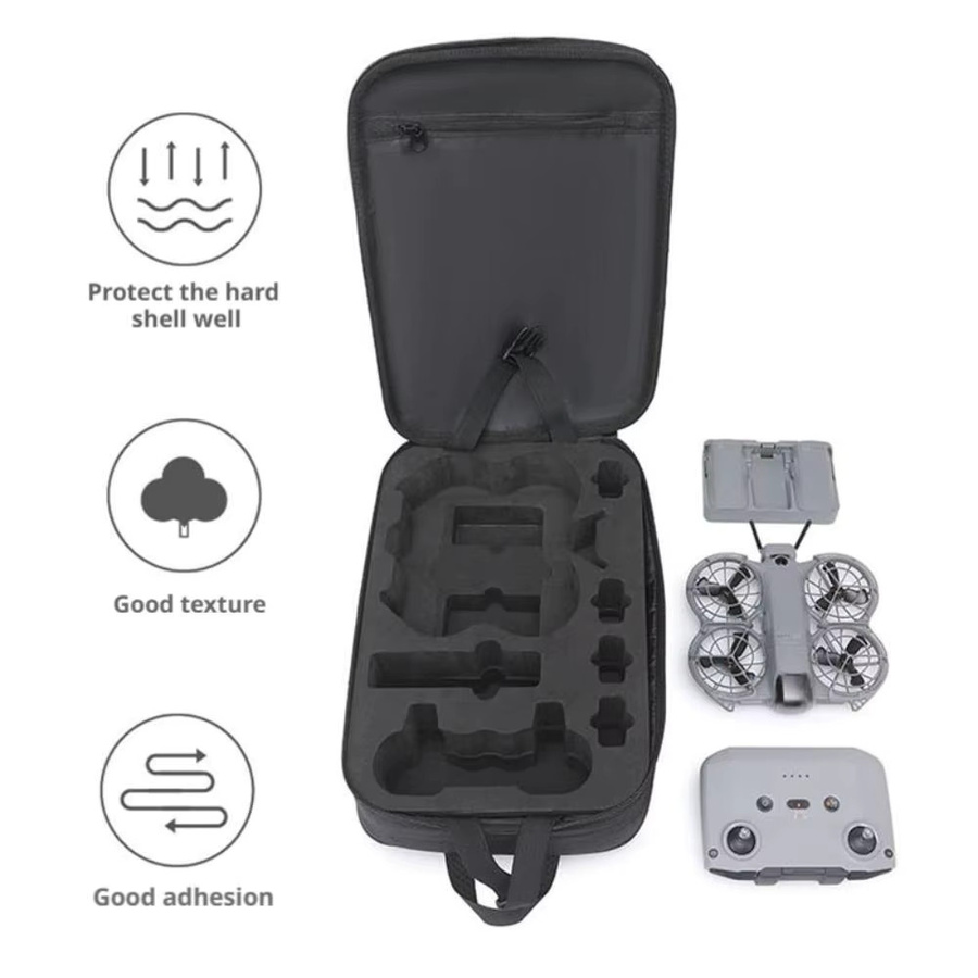 DJI Neo 2 Kamera Tasche Hartschalen Rucksack in Schwarz - Bild 2
