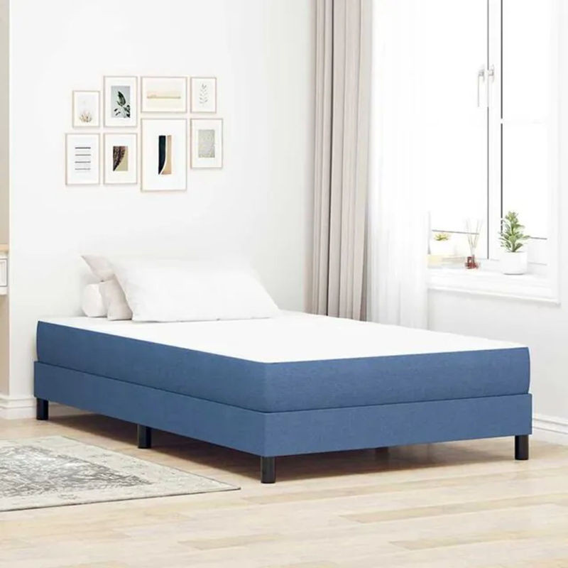 Vidaxl Taschenfederkern Matratze in Blau mit Stoffbezug B/T/H: 120 x 200 x 20 cm - Bild 1