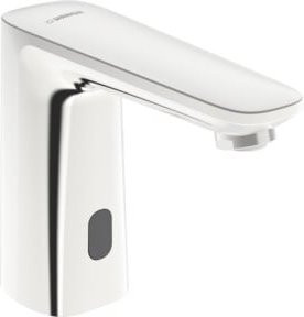 Hansa Infrarot-Waschtisch-Armatur Hansaelectra, Chrom, Sensorsteuerung, schwenkbarer Auslauf, Ausladung: 11,7 cm - Bild 1