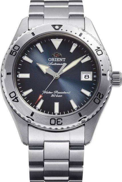 Orient Armbanduhr Mako, Automatik, Edelstahl, Blau, 40 mm, Herren - Bild 1