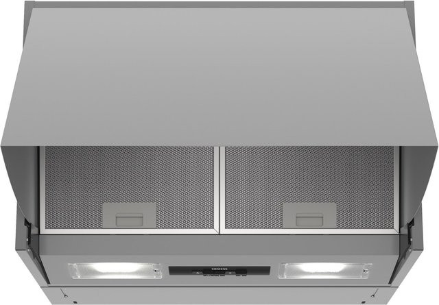 Siemens iQ100 LE66MAC00 Zwischen-Dunstabzugshaube in Silber mit LED-Display und Innenbeleuchtung - Bild 1