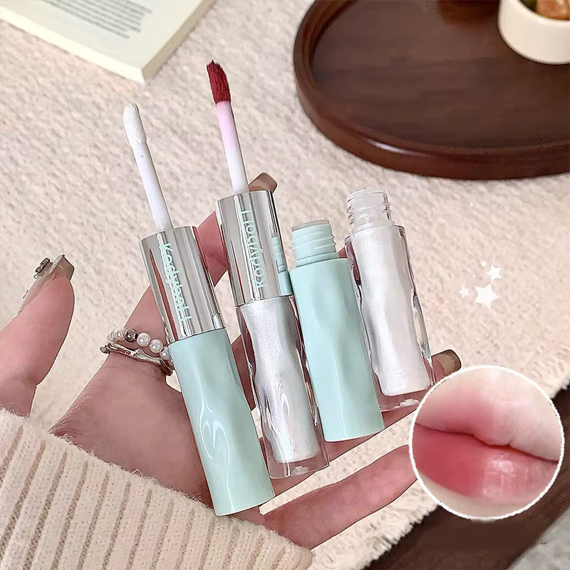 Kodyboll Doppelendiger Highlighter und Lidschatten, Lipgloss, Matt - Bild 3
