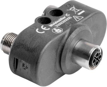 Weidmüller Sensor-Aktor-Adapter M12 Schwarz Polzahl 4 - Bild 1