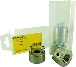 PAROLI Bit-Holder Adapter für Lochsägen, 5er-Set, Silber - Bild 1