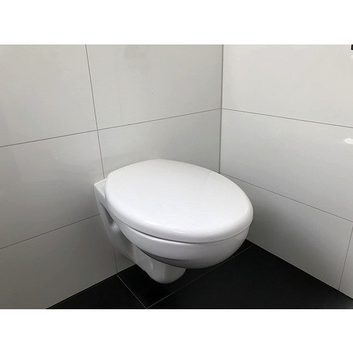 ADOB WC-Sitz Firenze weiß mit Soft-Close Absenkautomatik und ovaler Form - Bild 2