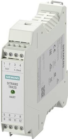 Siemens SITRANS TR420 Temperaturmessumformer zur Hutschienenmontage in Weiß - Bild 1