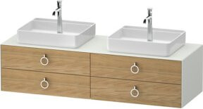 Duravit Waschtischunterschrank White Tulip in White, Breite: 160 cm, Tiefe: 55 cm, Höhe: 40,8 cm - Bild 1