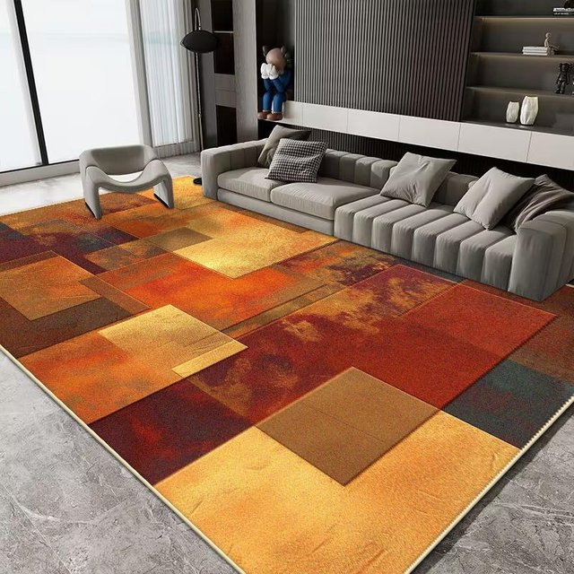 Karpetti Kurzflor Samtteppich in Multicolour, Waschbare Wohnzimmerteppich mit floralem Design, B: 200 cm, T: 230 cm - Bild 1