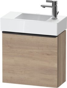 Duravit Waschtischunterschrank D-Neo mit 1 Tür in Weiß mit Eiermarmor-Optik, Wandmontage, B/H/T: 48,4 x 44,0 x 22,2 cm - Bild 1