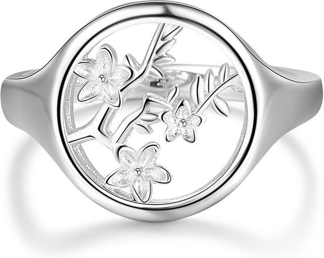 Allbestart Ring, silberfarben, Damen - Bild 1
