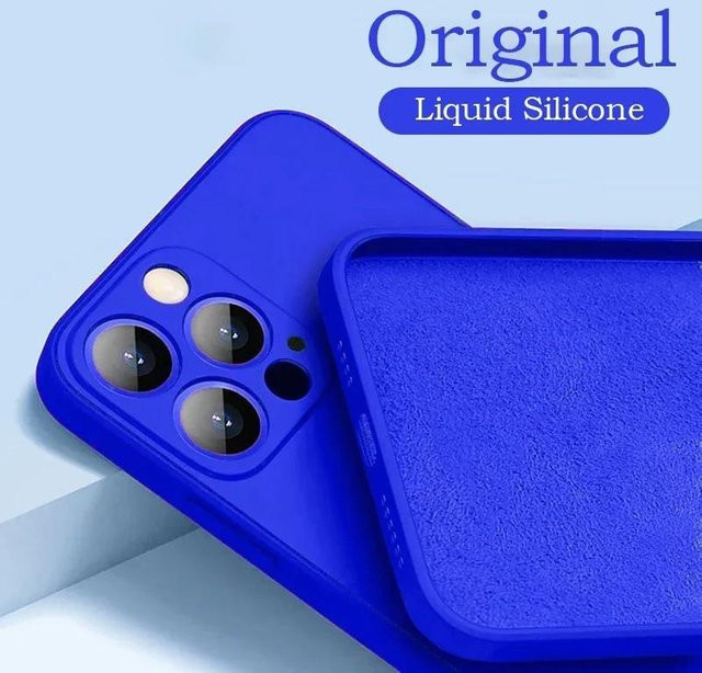 ASTUBIA Silikon Schutzhülle für iPhone in Blau - Bild 1