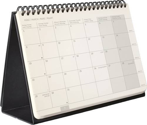 Sigel Tischkalender Conceptum 2027 Hardcover DIN A5 quer Schwarz - Bild 1