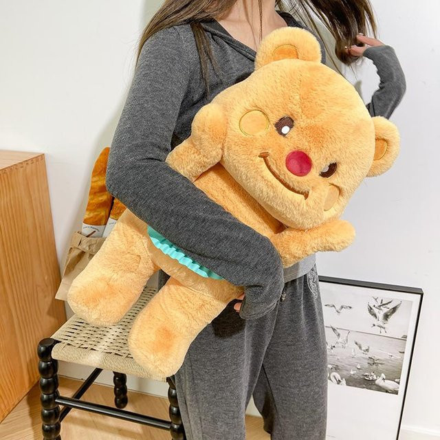 Joyful toys Butterbär Puppe, Stoffpuppe, Plüschtier, 35cm - Bild 1