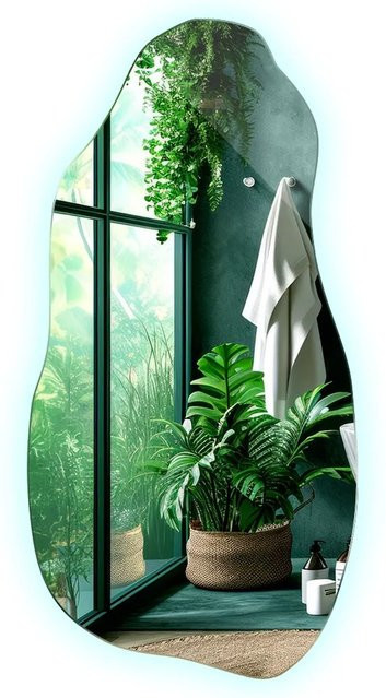 Tulup LED Organischer Spiegel mit Kaltweiß 6500K, B: 45 cm, H: 90 cm - Bild 1