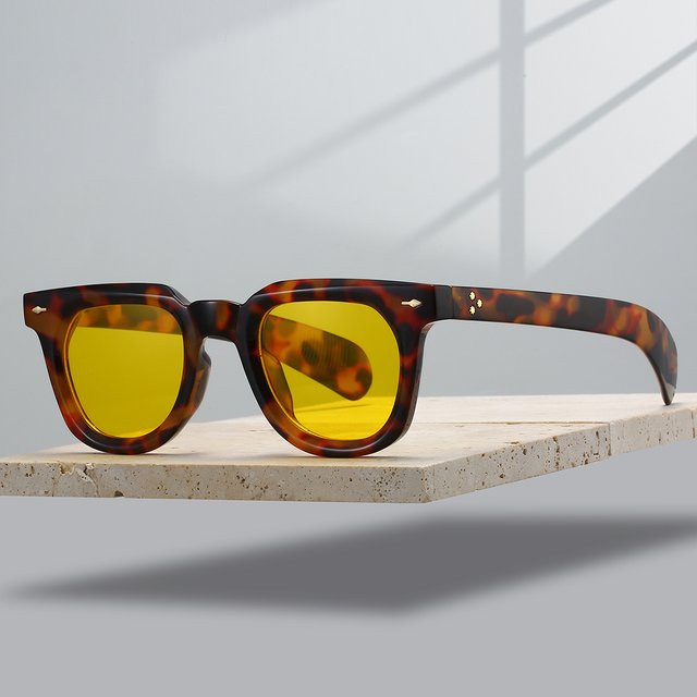KAMMPT Sonnenbrille, square, Vollrand, Kunststoff, braun, Unisex - Bild 1