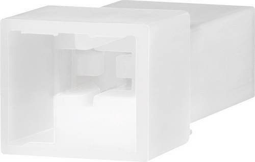 TE Connectivity Buchsengehäuse FASTIN-FASTON in Weiß mit 6,35 mm Rastermaß - Bild 1