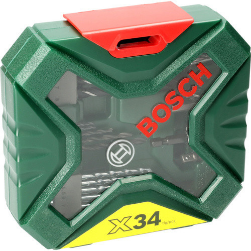 Bosch X-Line Classic Bohrer- und Bit-Set aus HSS in Grün - Bild 5