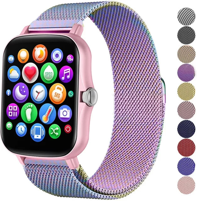 Uhrenarmband Edelstahl, Magnetschleife, Unisex - Bild 1