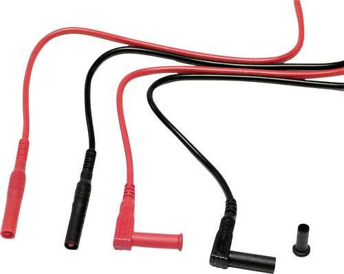 Chauvin Arnoux Messleitungs-Set mit 4mm Sicherheits-Steckern, Länge: 1,5 m, Farben: Rot und Schwarz - Bild 1