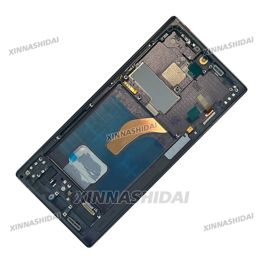 Samsung Galaxy S22 Ultra OLED Display mit Touchscreen Digitizer Montage Ersatzteil in Schwarz und Lila - Bild 3