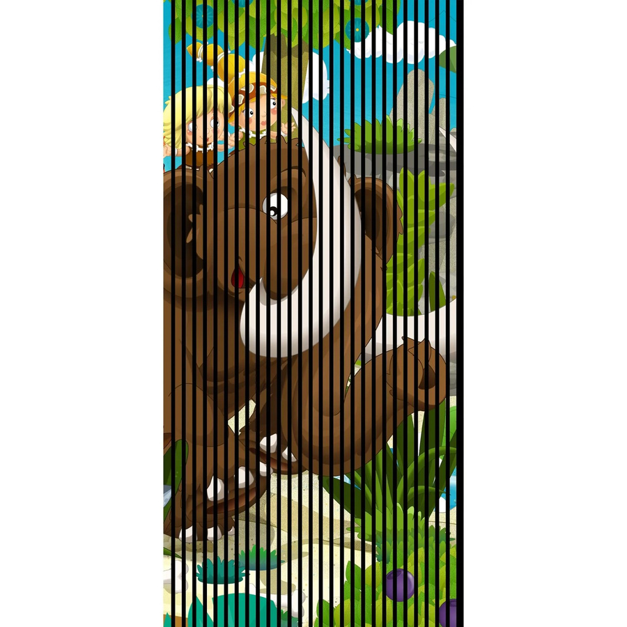 FN Acustico Akustikplatte Mammuts 1 in Bunt aus PET und MDF, H x B x T: 2.400 x 1.133 x 19 mm - Bild 2