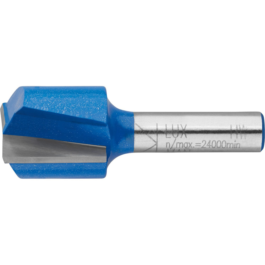 LUX-TOOLS Bohrnutenfräser mit Carbide-Spitze Ø 20 mm in Blau - Bild 2