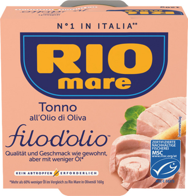 Rio Mare Thunfisch in Olivenöl 120 g - Bild 1