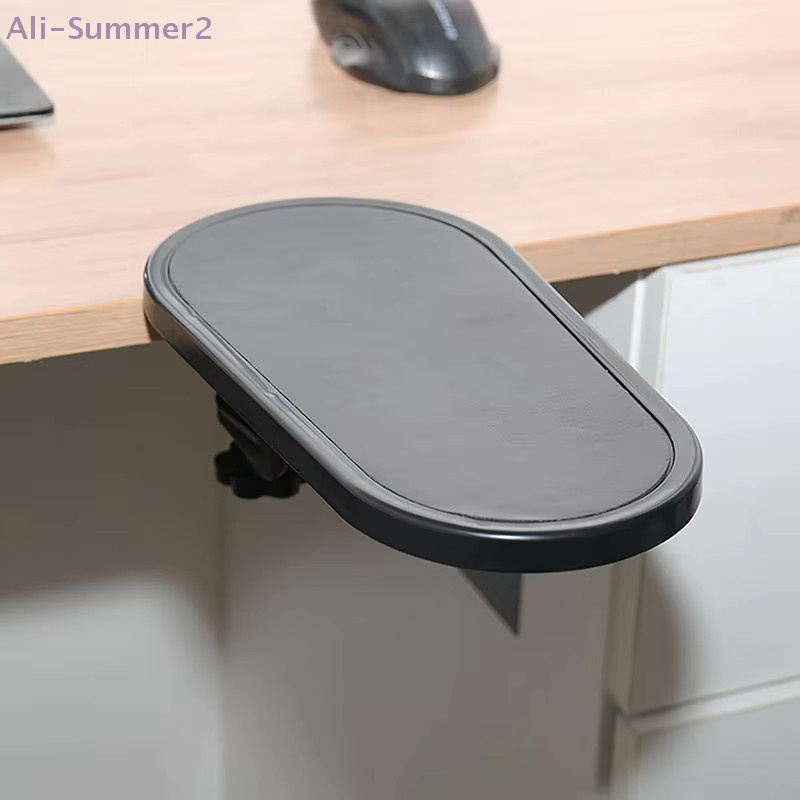 Summer2 Desktop-Handballenauflage mit verstellbarer Armlehne und 360 Grad drehbarem Mauspad-Halter in Schwarz - Bild 4