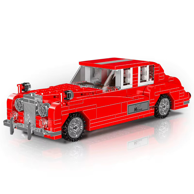 MOULD KING NO.RR Lunaz Vintage Roadster Rennwagen-Modellbausteine-Set, 433 Teile, ab 8 Jahren - Bild 2