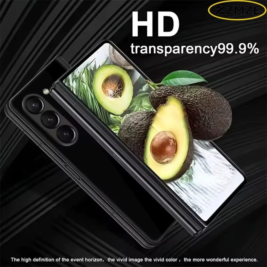 SnakeGlass Sichtschutz Displayschutzfolie aus gehärtetem Glas für Samsung Galaxy Z Fold 7 6 5 4 3, transparent, strukturierte Oberfläche mit Explosionsschutz - Bild 1