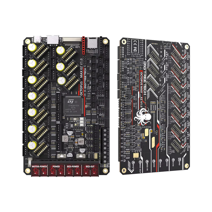 Bigtreetech Octopus Max EZ V5.0 BTT Motherboard für 3D-Drucker mit TMC5160 und TMC2209 in Schwarz - Bild 2