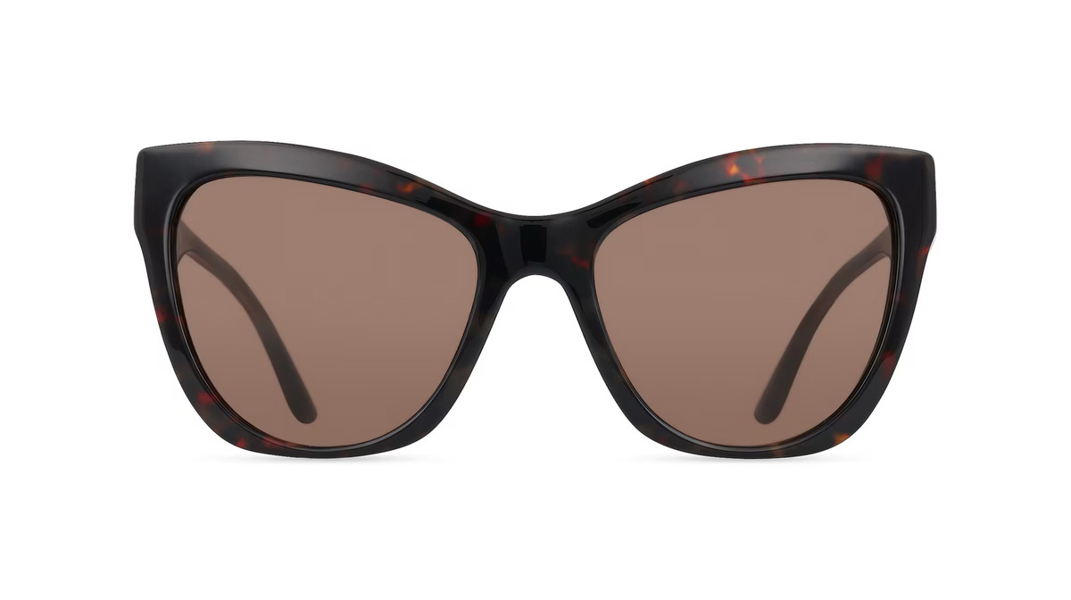 Versace VE4417U Sonnenbrille Butterfly, Vollrand, Acetat, braun, Damen - Bild 1