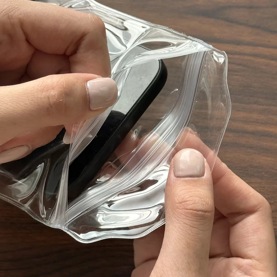 BAPPSUS Wasserdichte Handyhülle Universal Transparent Regenfeste Schutzhülle für iPhone 15 16 17 Samsung und Xiaomi - Bild 4