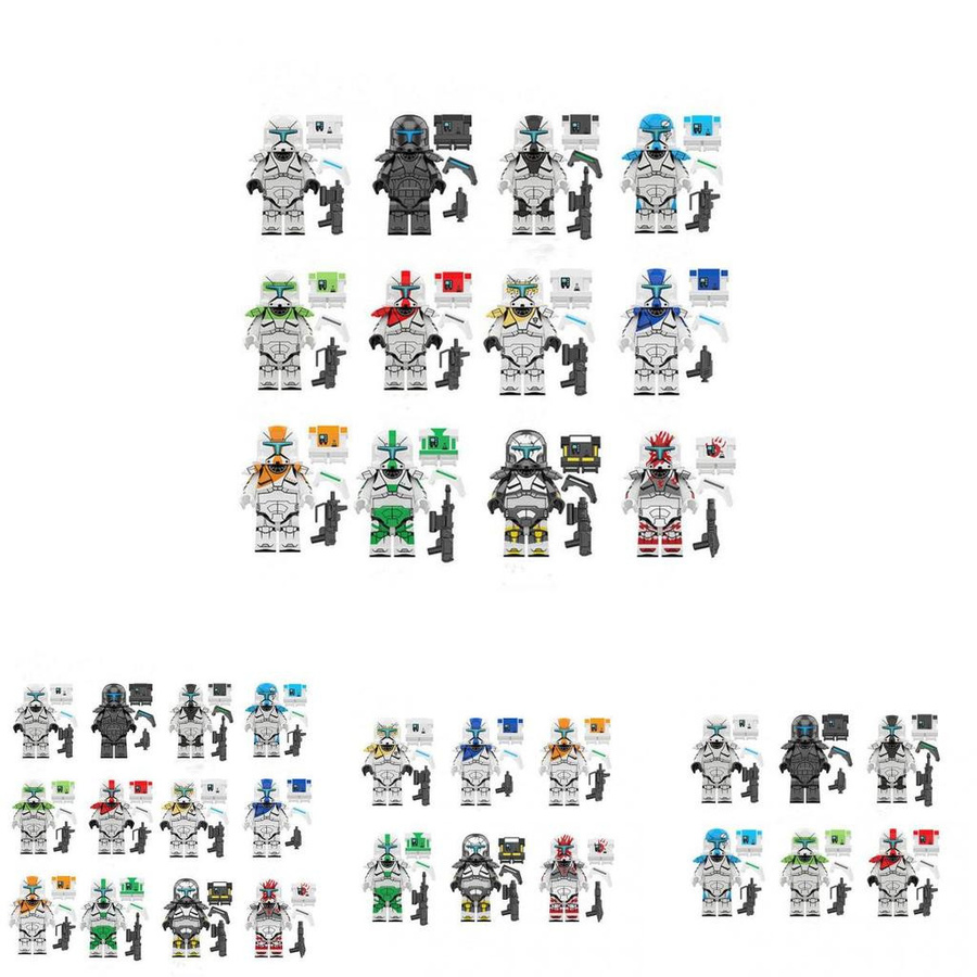 DewBloom Star Wars Commandos Lego Minifiguren 12-teiliges Set - Bild 2