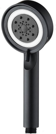 Yiran toy 1 Handheld Duschkopf mit 5 Modi, Hochdruck und Massagefunktion, Wassersparend, Matt Schwarz und Grau