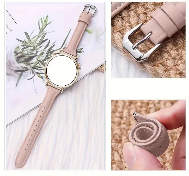 Uhrenarmband Leder, Unisex, 20 mm/22 mm - Bild 1