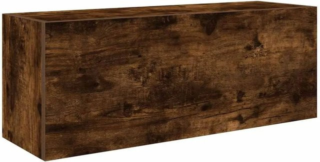 vidaXL Bad-Wandschrank aus Holzwerkstoff in Räuchereiche, B/T/H: 80 x 25 x 30 cm - Bild 1