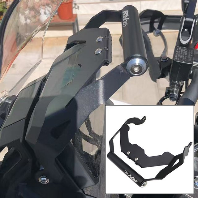 FeiHg GPS Navigationshalterung und Handyhalterung für Honda ADV 350 (2022-2025) in Schwarz - Bild 1