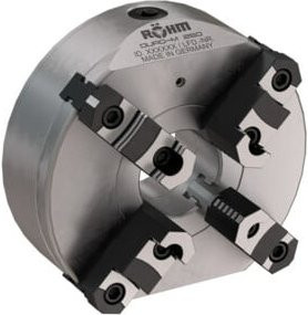 RÖHM Drehfutter DURO-M 200/4 K 6/70 in Silber aus Stahl - Bild 1