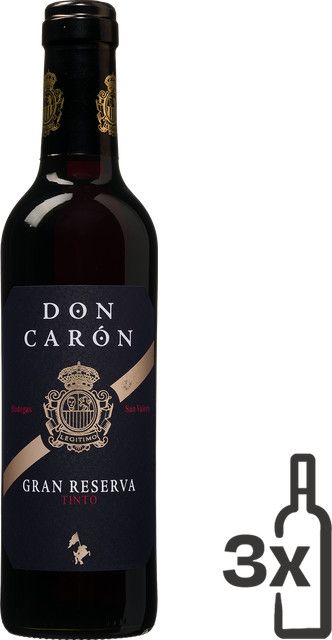 Don Carón Rotwein Cabernet Sauvignon/Garnacha/Tempranillo, Spanien, 0,375 l - Bild 1
