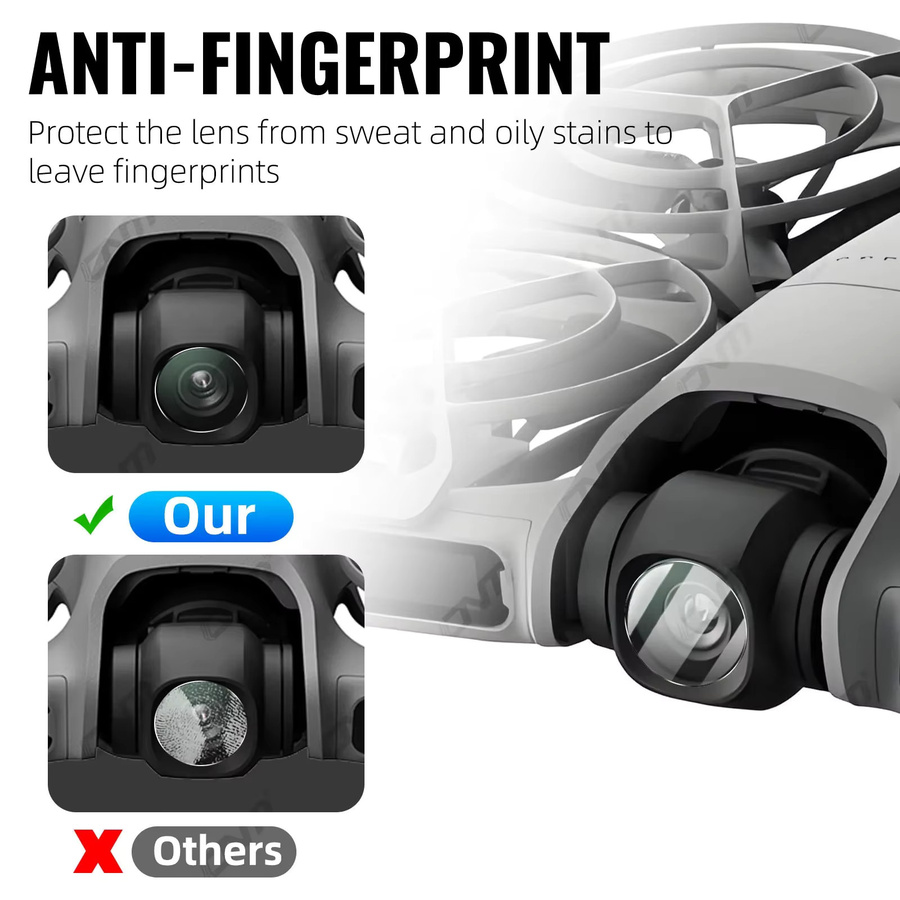 DJI Neo 2 Objektivschutz aus transparentem HD-Hartglas als kratzfeste Schutzfolie - Bild 4