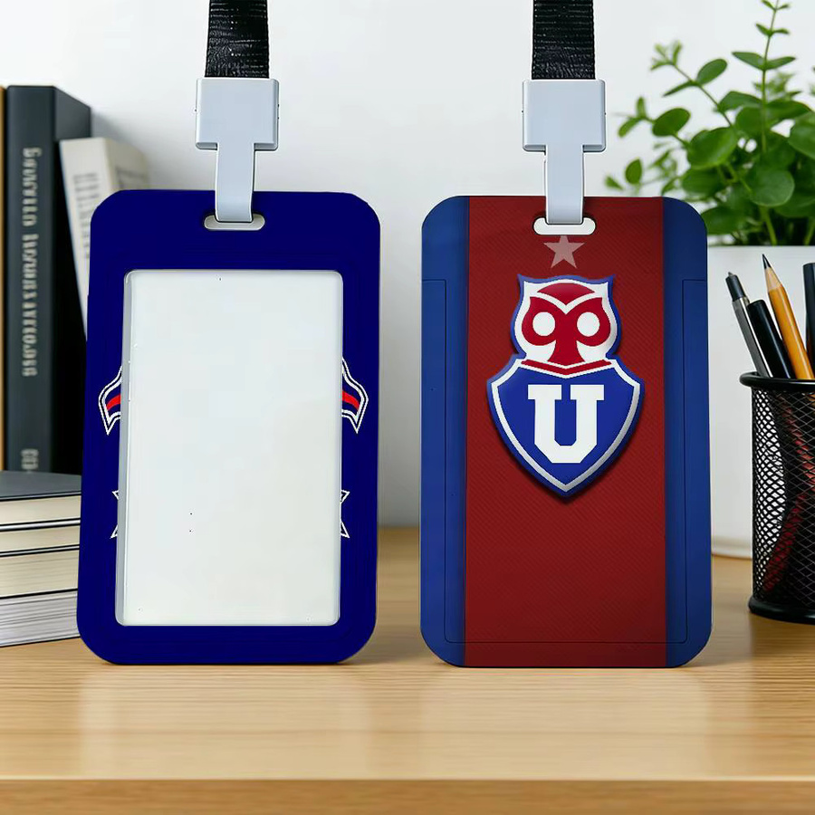 Cooler C-Chile U-University Kartenhalter für Arbeitsausweise und Namensschilder mit Schlüsselband in Blau aus Kunststoff - Bild 1