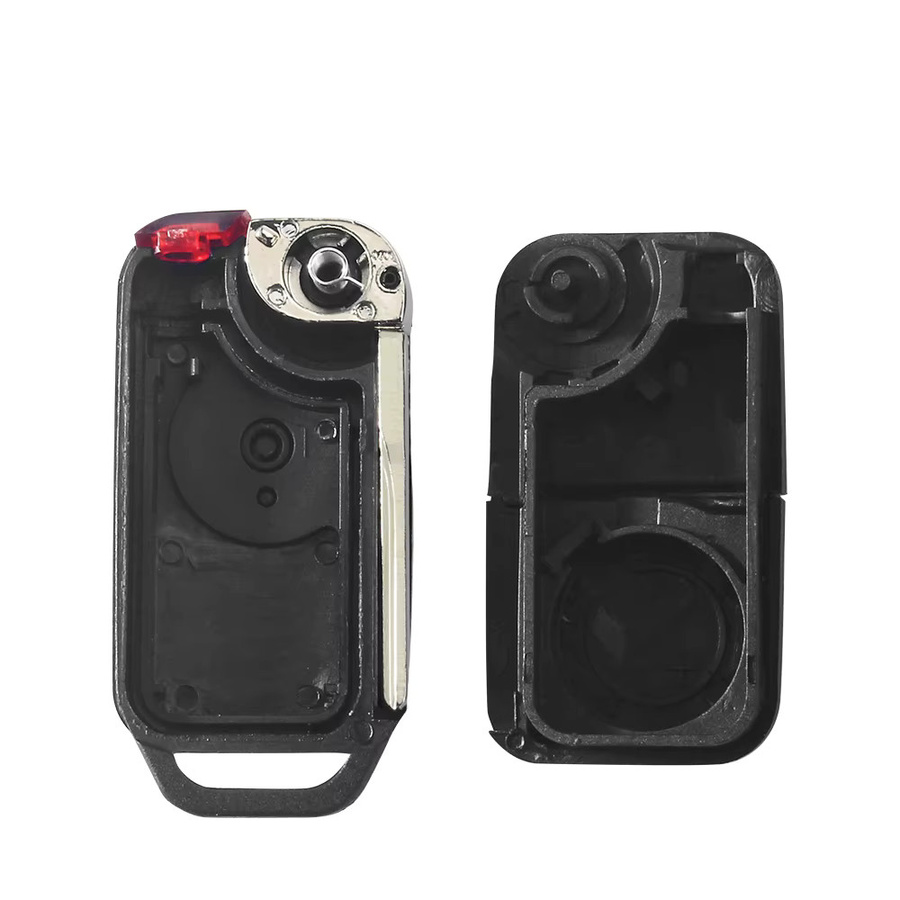 Keyyou Smart Remote Autoschlüssel Shell Fob Case Ersatz für Mercedes Benz W168 W124 W202, Farbe: Schwarz - Bild 3