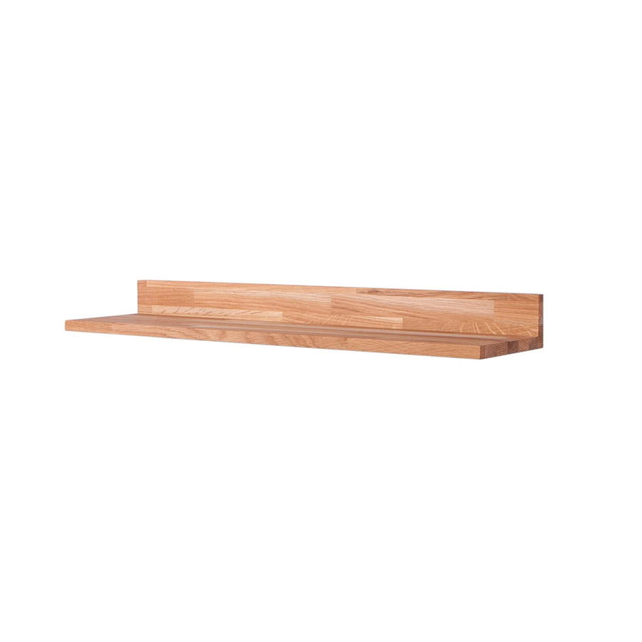 DELUKE Wandboard HEIDI Schweberegal aus geölter Eiche in Eichenbraun, B/H/T: 80 x 8 x 20 cm - Bild 2