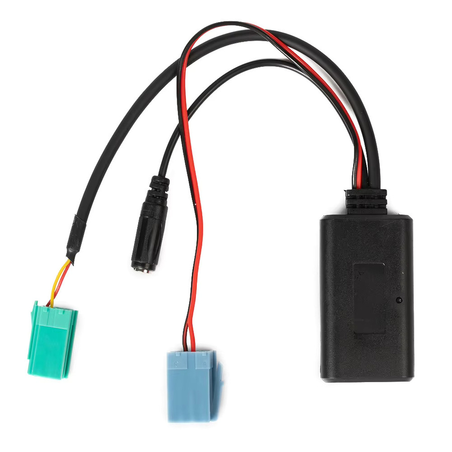 Stereo Audio Aux Eingangkabel mit 3,5 mm Klinkenstecker für Renault Clio, Espace, Kangoo, Laguna und Megane, Schwarz - Bild 2