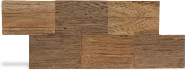 Rebel of Styles Holzverblender UltraWood Big Square in Braun mit Holzoptik, Breite: 45 cm, Höhe: 20 cm - Bild 1
