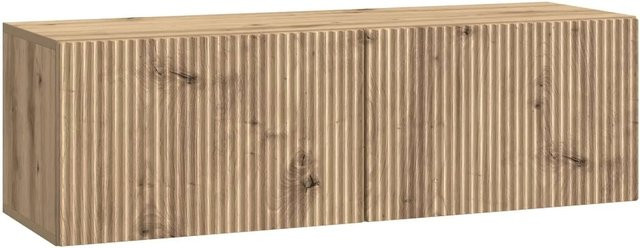 vidaXL Wandmontierter TV-Schrank Artisan-Eiche in Braun, B/T/H: 98 x 31 x 30 cm - Bild 1