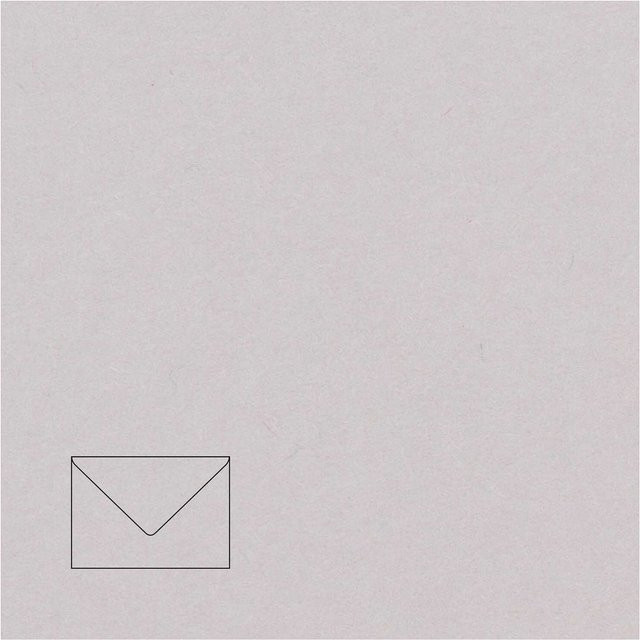 Rico Design Paper Poetry Kuvert Essentials B6 Silbergrau, 5 Stück - Bild 1