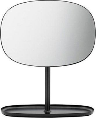 Normann Copenhagen Flip Tischspiegel Schwarz Skandinavisches Design Abgerundet - Bild 1