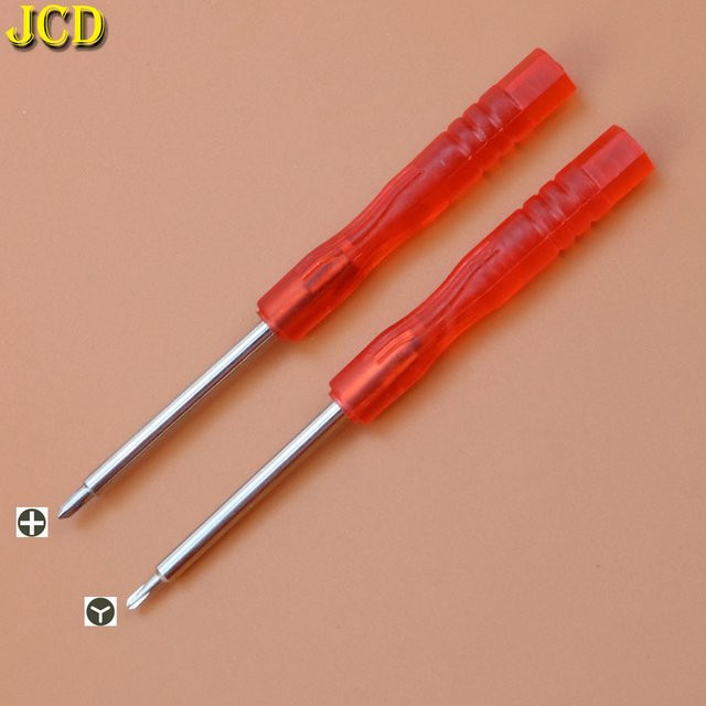 JCD Tri-Wing Schraubendreher Reparaturwerkzeug für GBC, GBA, SP, GBM, Wii, 3DS XL, NDS, DS Lite und NDSi - Bild 1